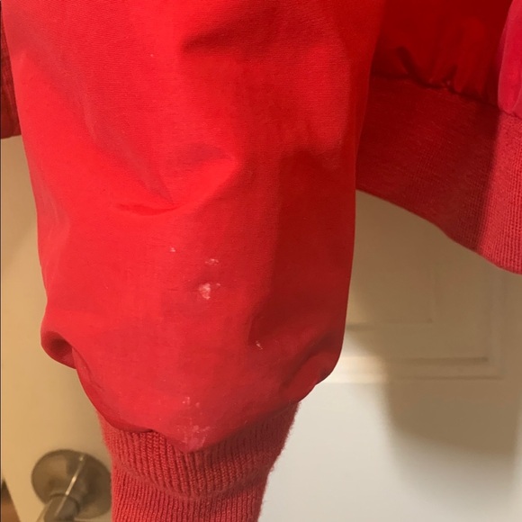 Lands’ End Jacket - Men’s Large 42-44 - Red with Gray Fleece - Waterproof - Picture 9 of 9